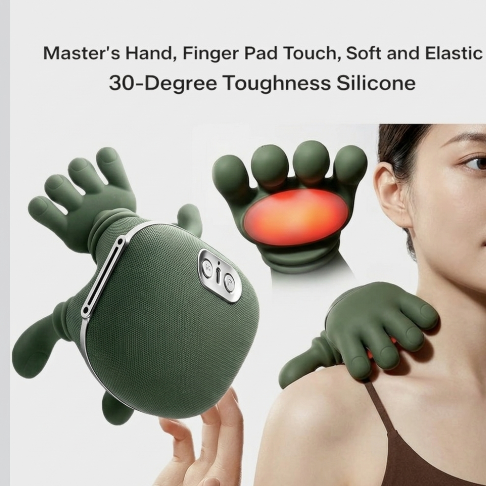 Electric Neck & Shoulder Massager with Heat Shiatsu 4D Kneading Pain Relief